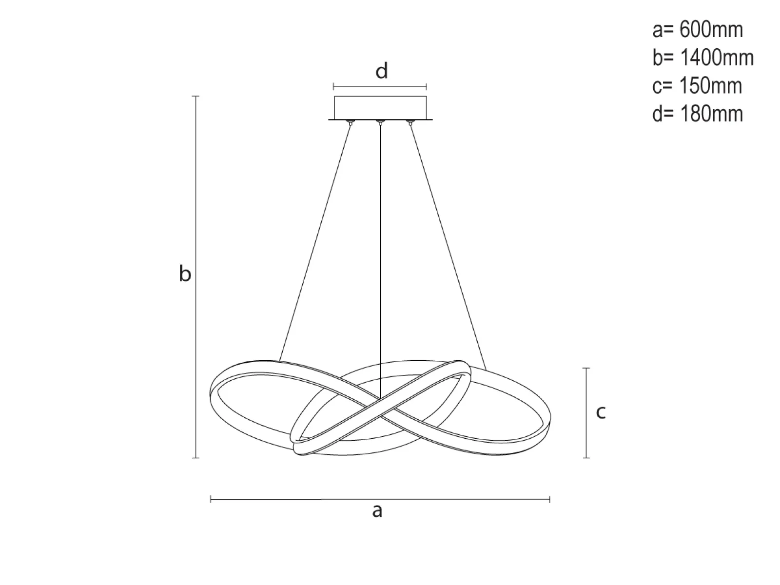 LED závesné svietidlo s diaľkovým ovládačom 85W - TA2311/B – Obrázok 7