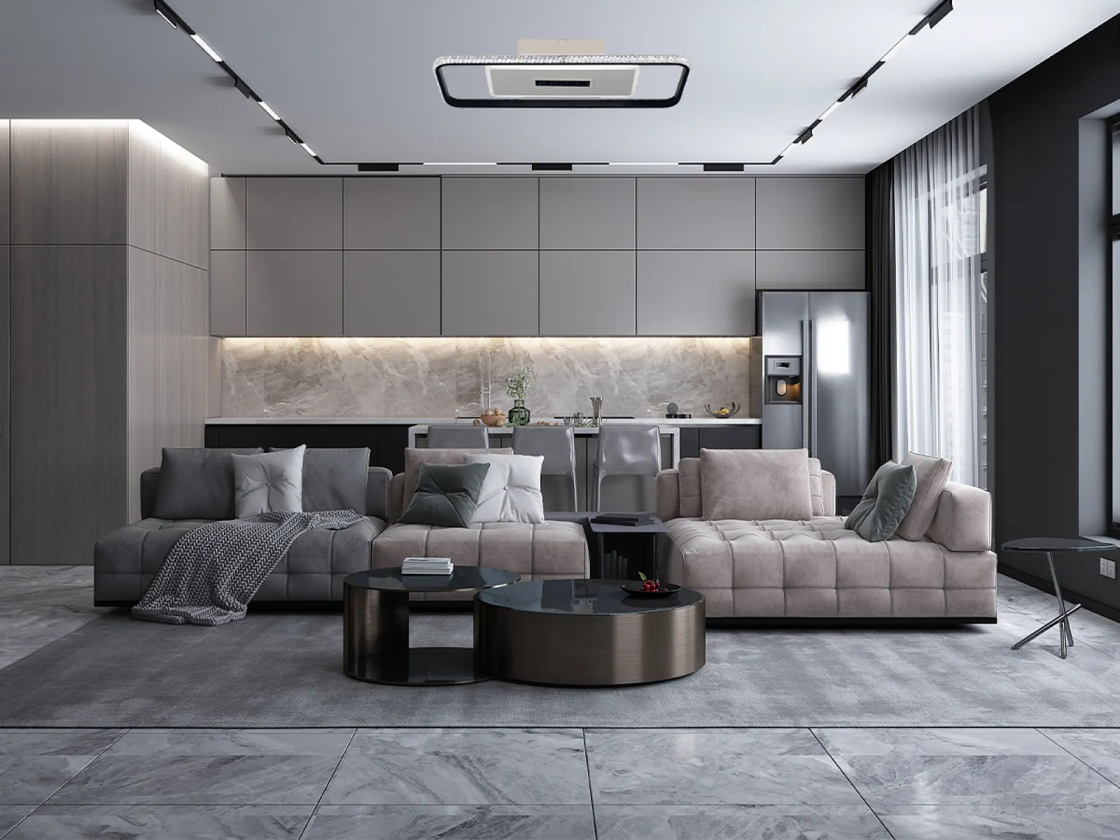 LED stropné svietidlo s diaľkovým ovládačom 75W - TA1331/WB – Obrázok 4