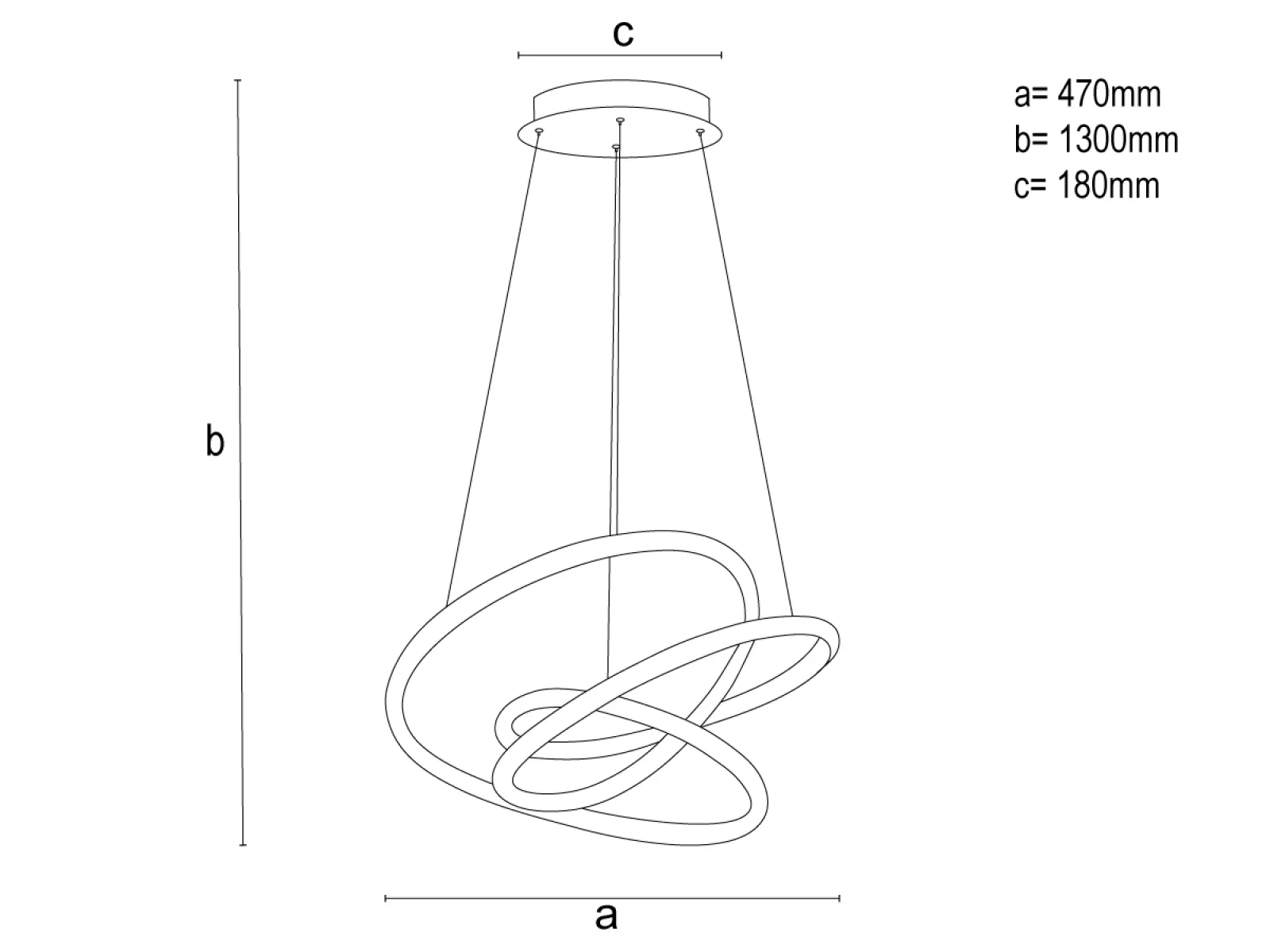 LED závesné svietidlo s diaľkovým ovládačom 90W - TA2307/W – Obrázok 8