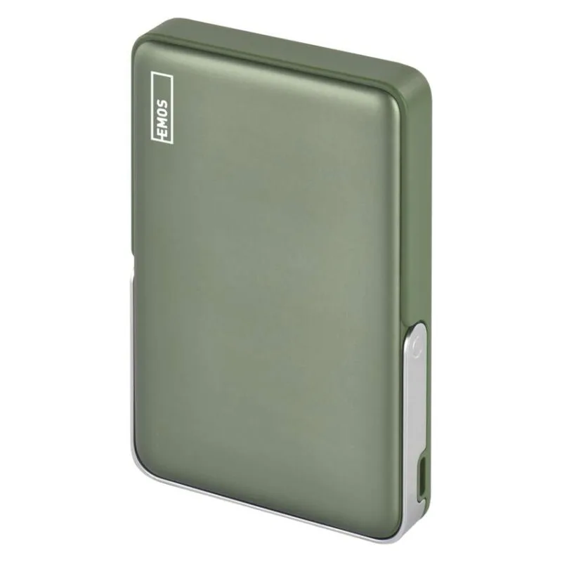 Power bank EMOS WI 1031, 10 000 mAh, 20 W+Wireless, army-green – Obrázok 2