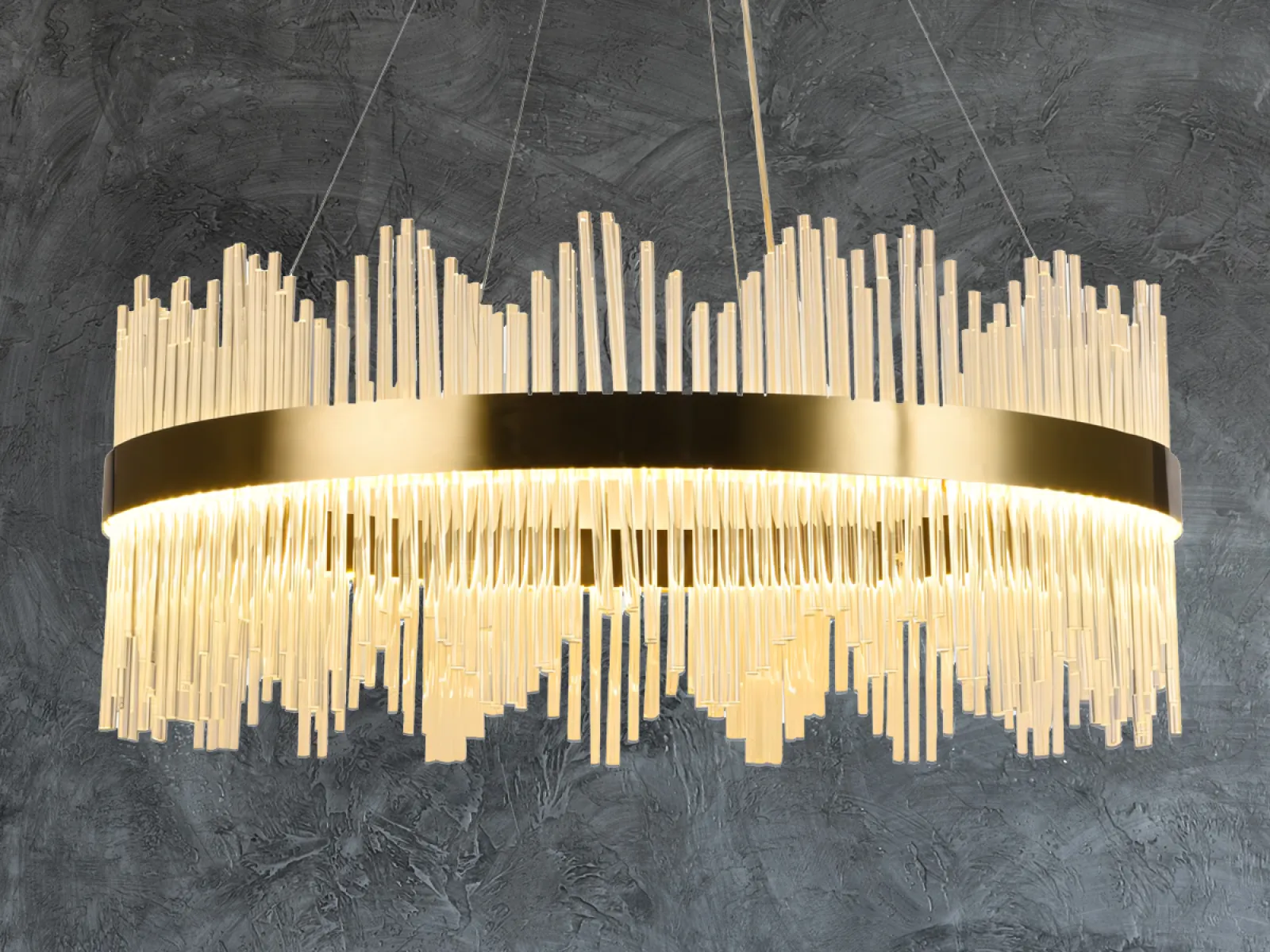 LED krištáľové svietidlo + diaľkový ovládač 110W - J6314/C – Obrázok 12
