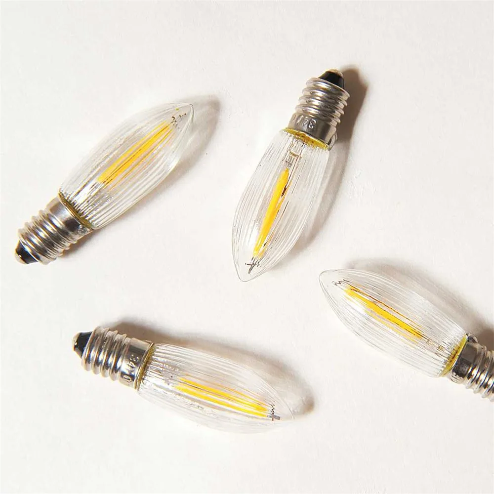 LED žiarovka FILAMENT s čírym sklom pre svietnik, 34 V/0,25 W, balenie po 100 ks