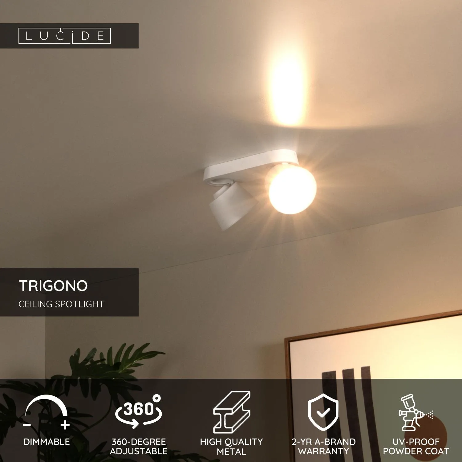 TRIGONO – Stropný bodový svietidlo – Obrázok 20