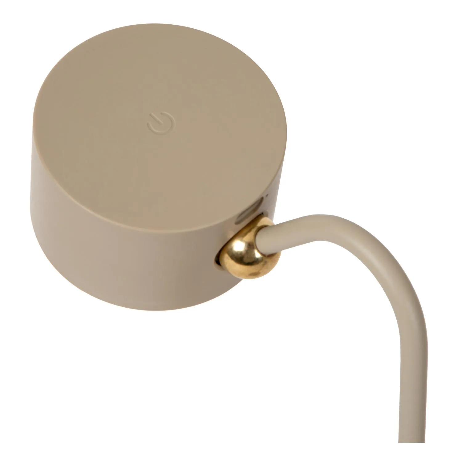 JOLAN - Nabíjateľná stolná lampa/svorková lampa/nástenná lampa - Batériový balík - LED Slabé na teplé - 1x3,5W 2700K/5700K - Taupe – Obrázok 12