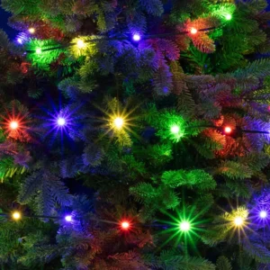 DOT LED svietiaci reťazec, 15 m, farebná
