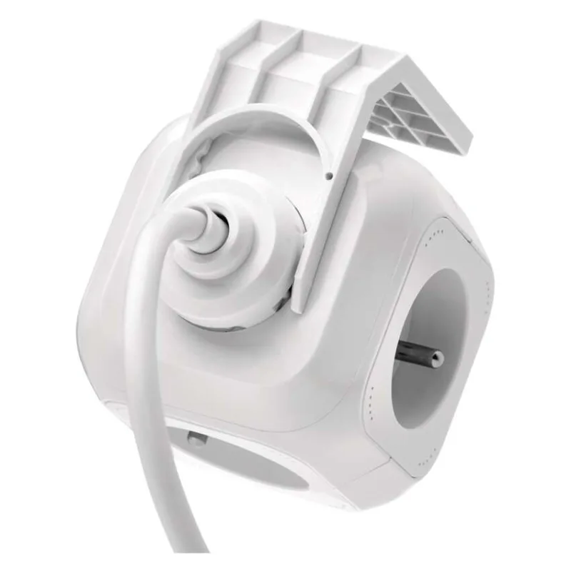 Predlžovací kábel - kocka 1,9 m / 4 zásuvky / biely / PVC / s USB / 1 mm2 – Obrázok 7