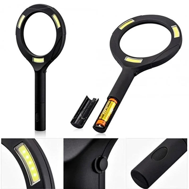 Lupa 5 x ZOOM s LED podsvietením - LM102 – Obrázok 5