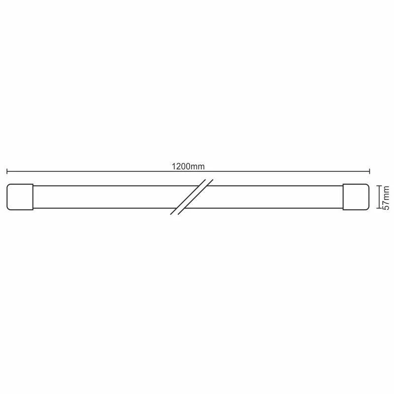 LED svietidlo 36W / IP40 WTL / 1 / 1200 / 4000K - LNL123/1 – Obrázok 4