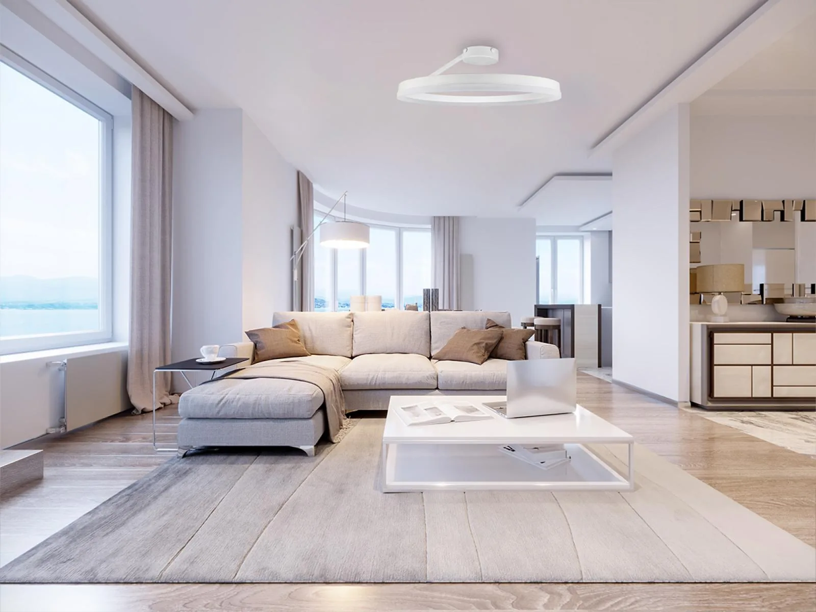 LED stropné svietidlo s diaľkovým ovládačom 40W - TA1313/W – Obrázok 12