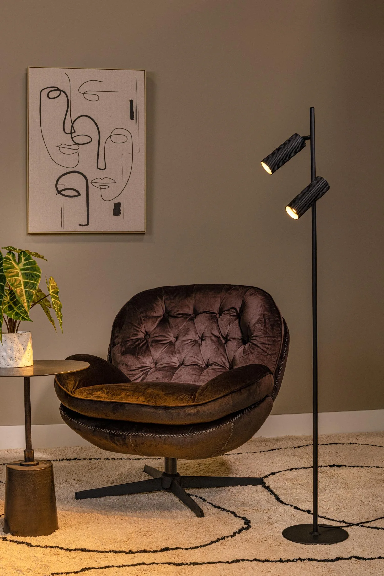 CLUBS – Stojaca lampa – 2xGU10 – Obrázok 4