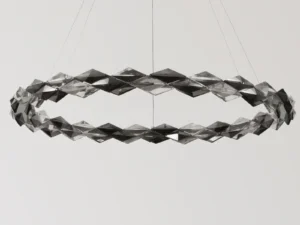 LED závesné svietidlo na lanku + diaľkový ovládač 55W - J6328/CH
