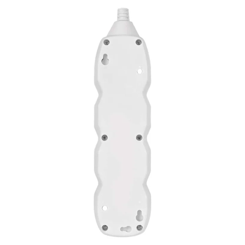 Predlžovací kábel 5 m / 4 zásuvky / biely / PVC / 1,5 mm2 – Obrázok 10