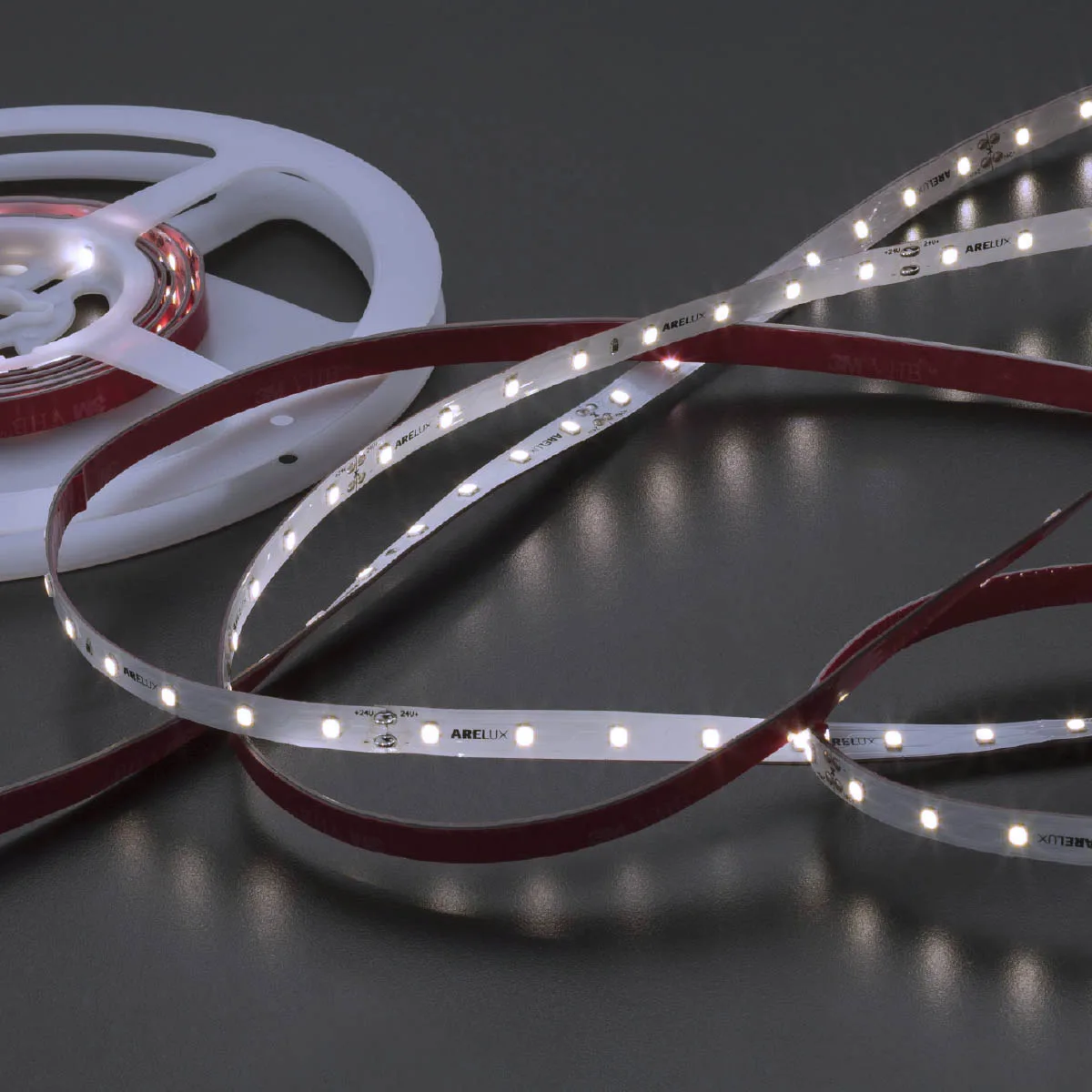 XRIBO IP20 5m/reel LEDS STRIP 6W/m 64LED/m 24V DC CRI.80 >115°