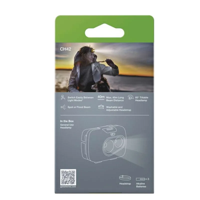 LED čelovka GP Discovery CH42, 110 lm – Obrázok 9