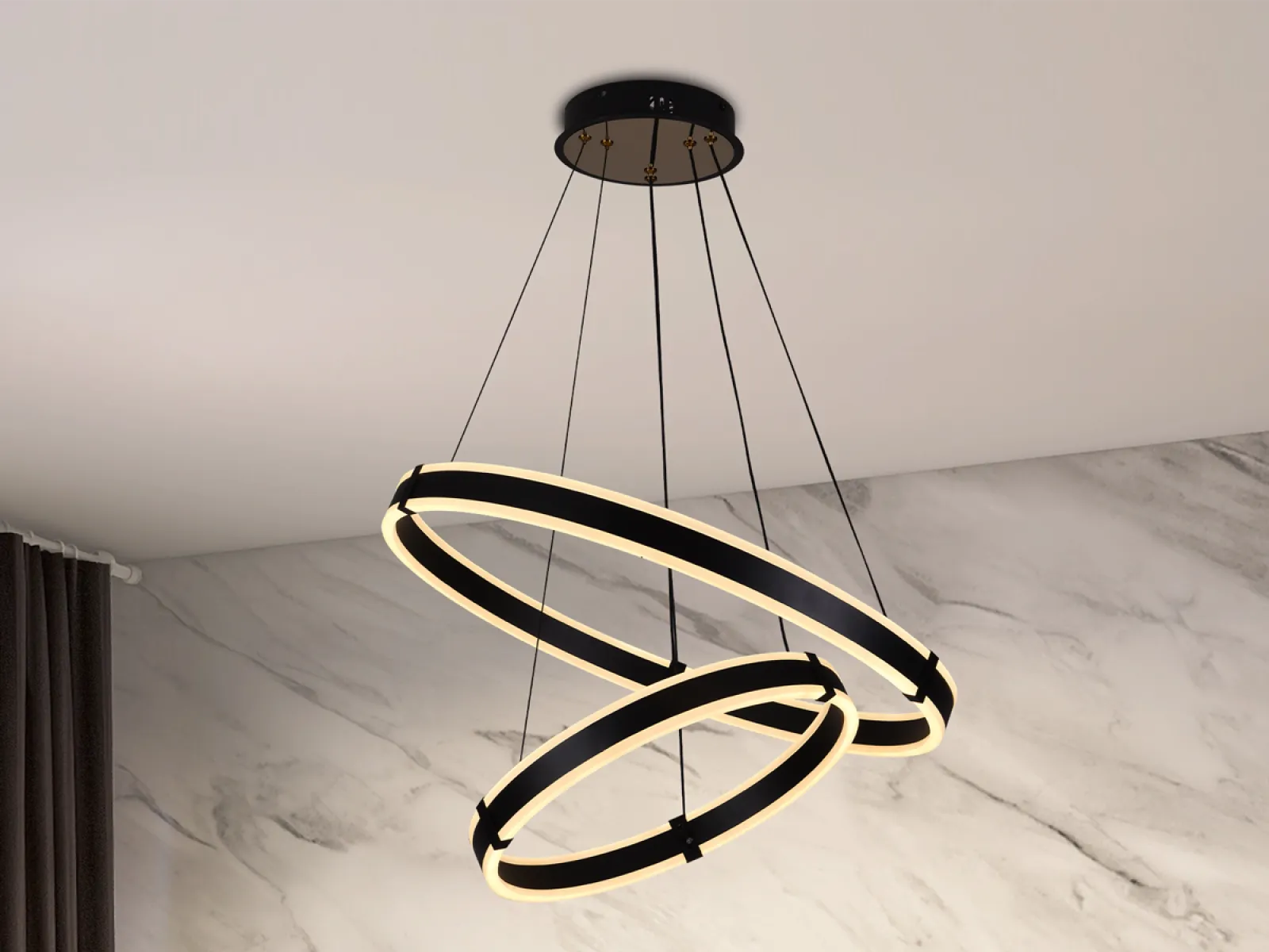 LED závesné svietidlo + diaľkový ovládač 140W - J4339/B – Obrázok 6