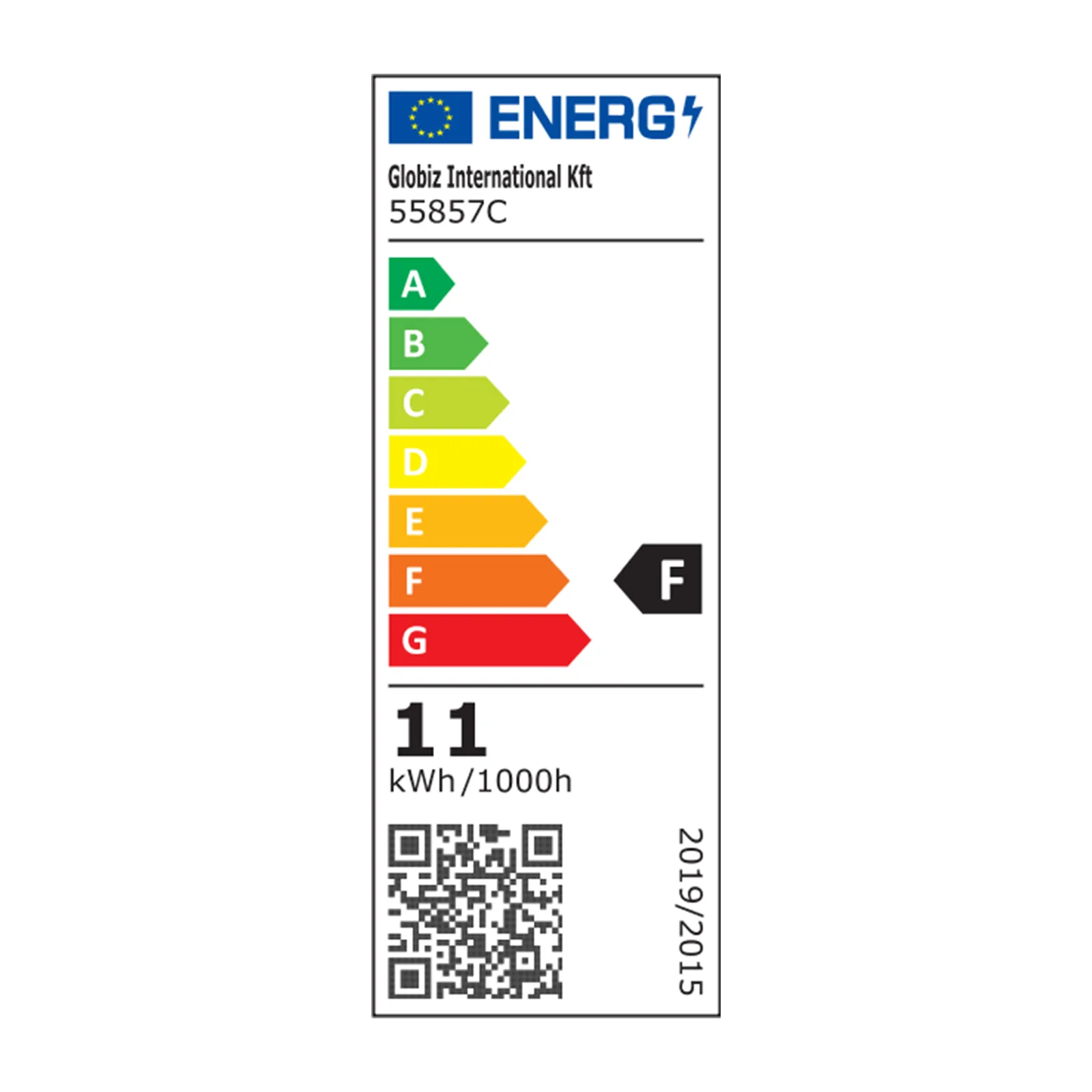 COB LED pás - studená biela - 12V - 11W/m - 320 LED/meter - 5 m / balenie – Obrázok 3