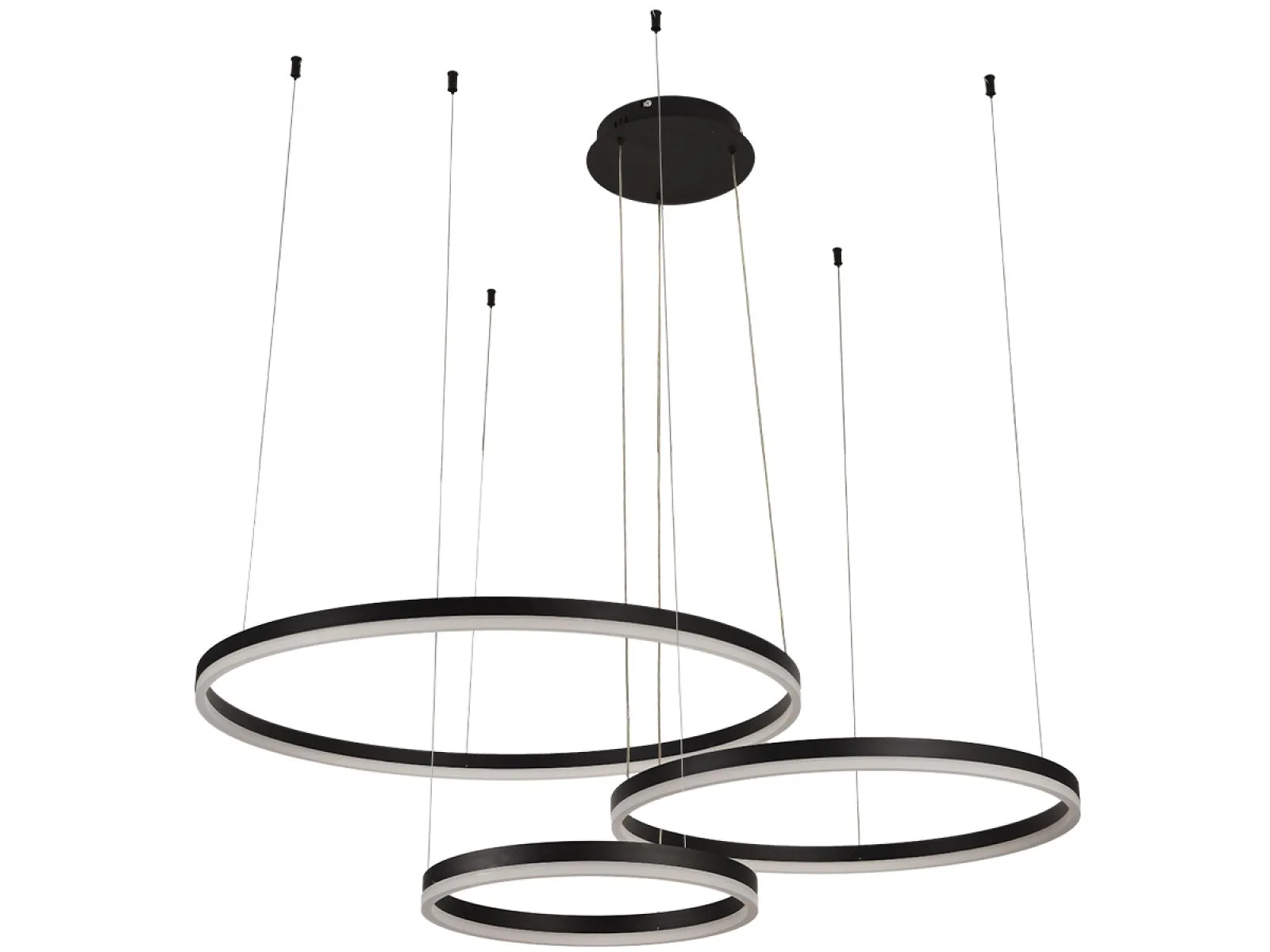 LED závesné svietidlo s diaľkovým ovládačom 125W – Obrázok 4