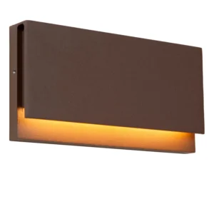 LOMAR – Nástenné svietidlo pre interiér/exteriér – LED – 1x10 W, 2700 K – IP54 – hrdzavohnedá | Essential