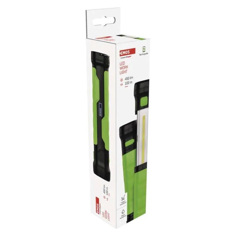 Nabíjacia baterka COB LED P4541, 450 lm, 2000 mAh – Obrázok 10