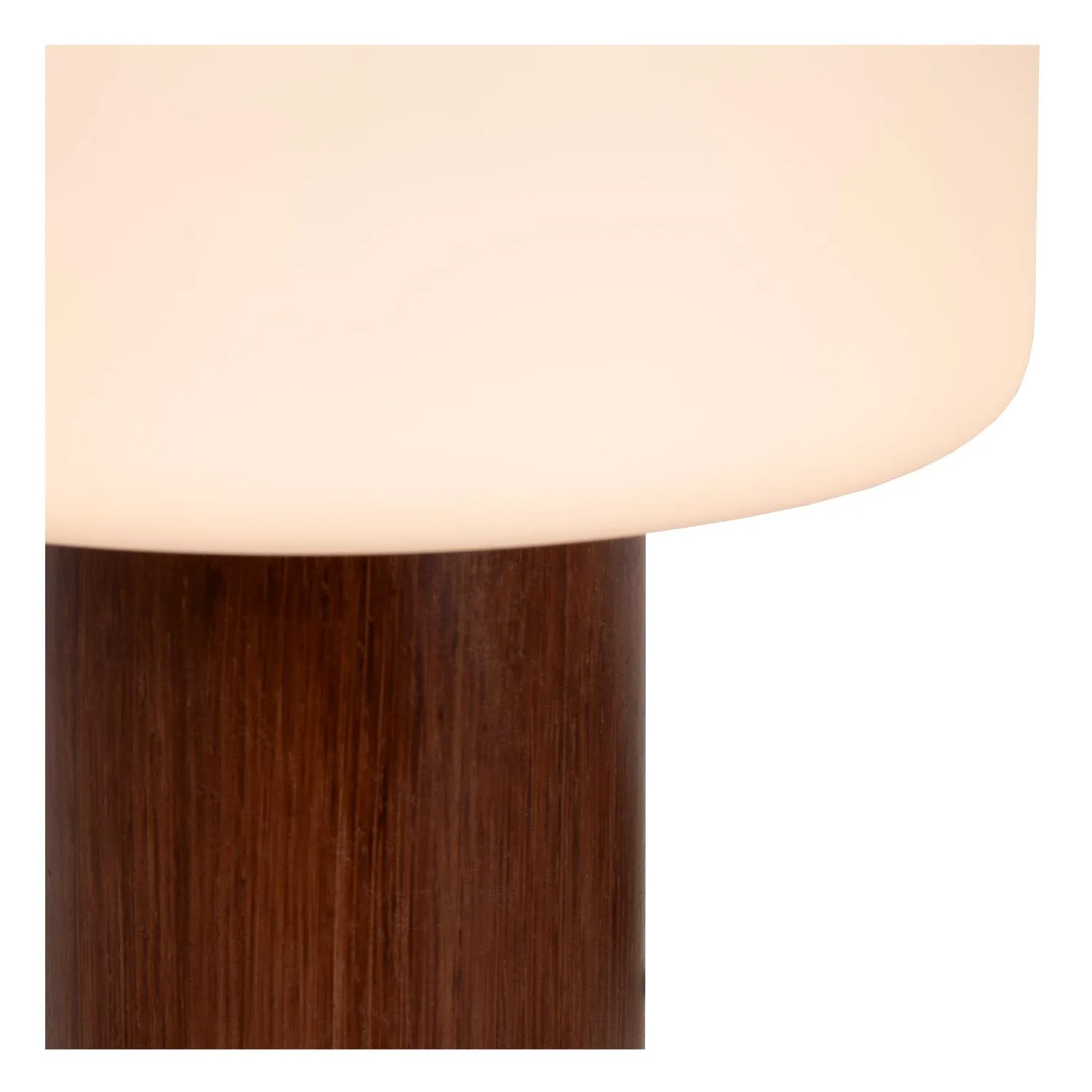 KENAN – Stolná lampa – Ø 22 cm – 1xE14 – vzhľad tmavého dreva – Obrázok 4