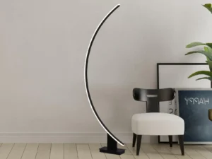 LED dizajnová stojaca lampa 75W - JF2306/B