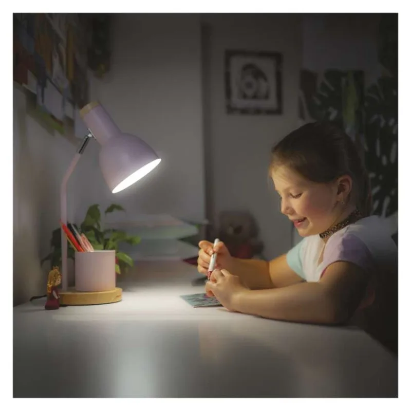 Stolná lampa POPPY, ružová