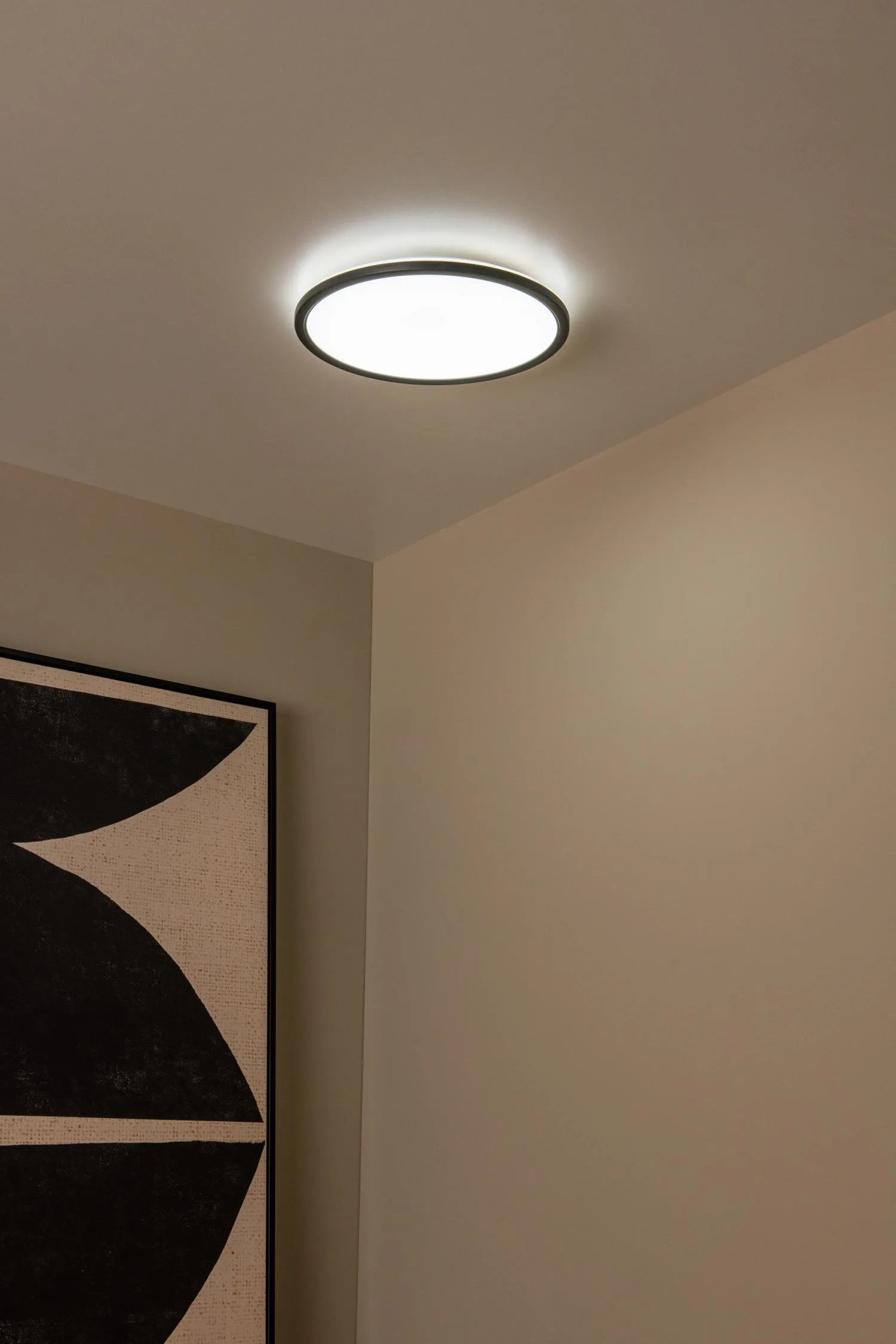 CASTOR – Stropné svietidlo na zapustenie – Ø 32 cm – LED s možnosťou stmievania – CCT – 1x20 W 2700 K/6500 K – RGB – Opál – Obrázok 7