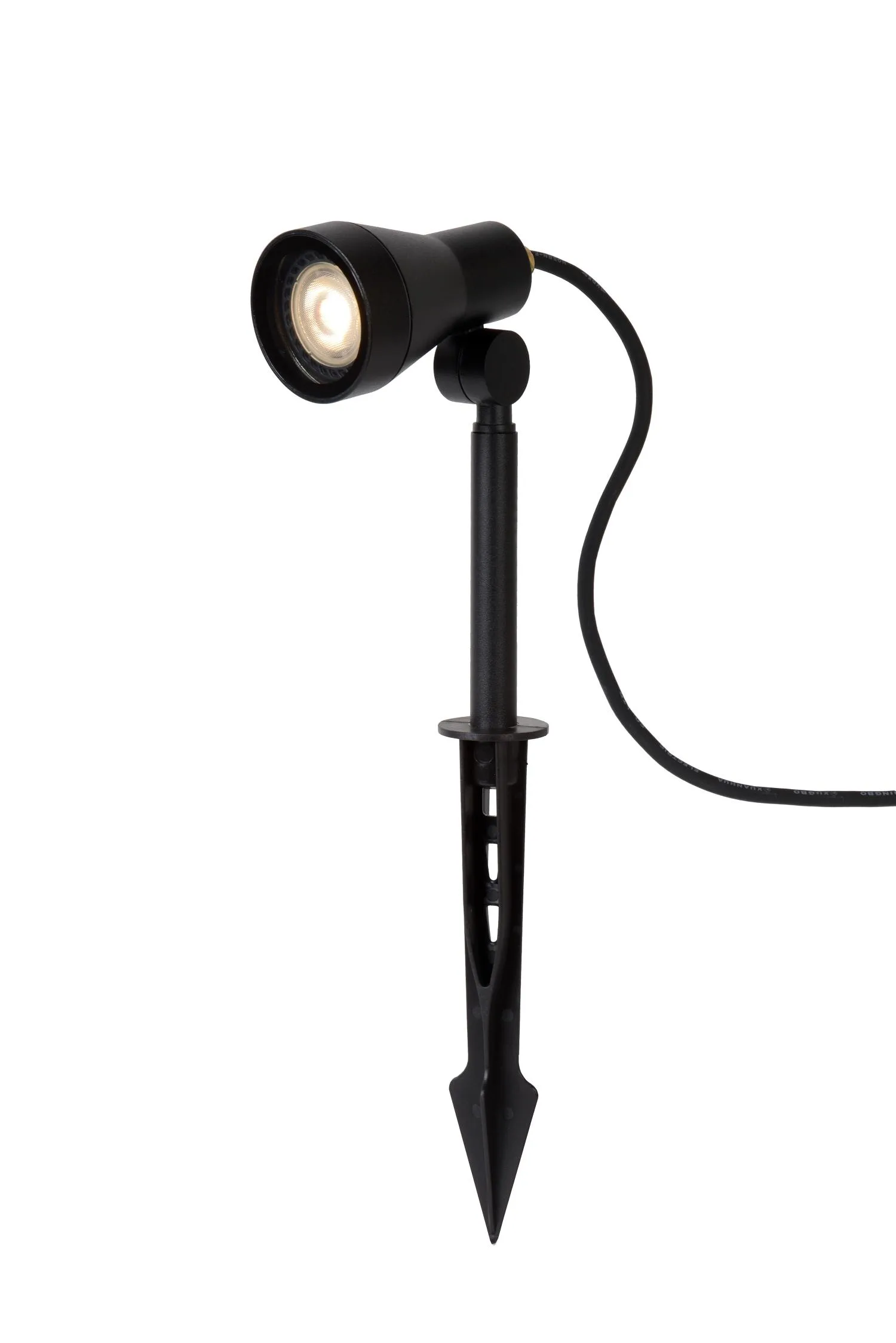 SPIKE – Záhradný reflektor – Ø 6,5 cm – LED s možnosťou stmievania – GU10 – 1x5 W, 3000 K – IP54 – čierny – Obrázok 5