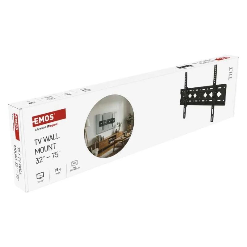 Naklápací nástenný TV držiak 32–75" (81–191 cm) – Obrázok 8
