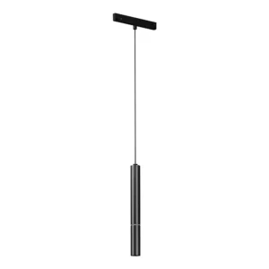 XNET CYLINDRICAL SUSPENDED LIGHT FIXTURE DALI 1.5W+5.8W 48V DC CRI.90 21dgr UGR<10 FOGGY NICKEL