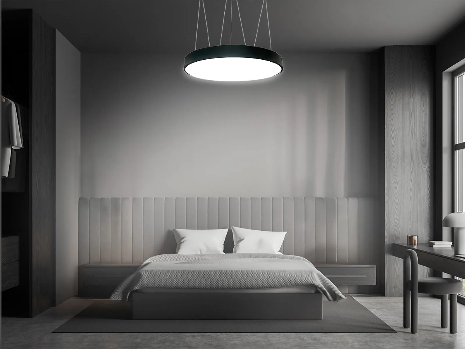 LED závesné svietidlo na lanku 150W / 4000K - LCL7124-H – Obrázok 2