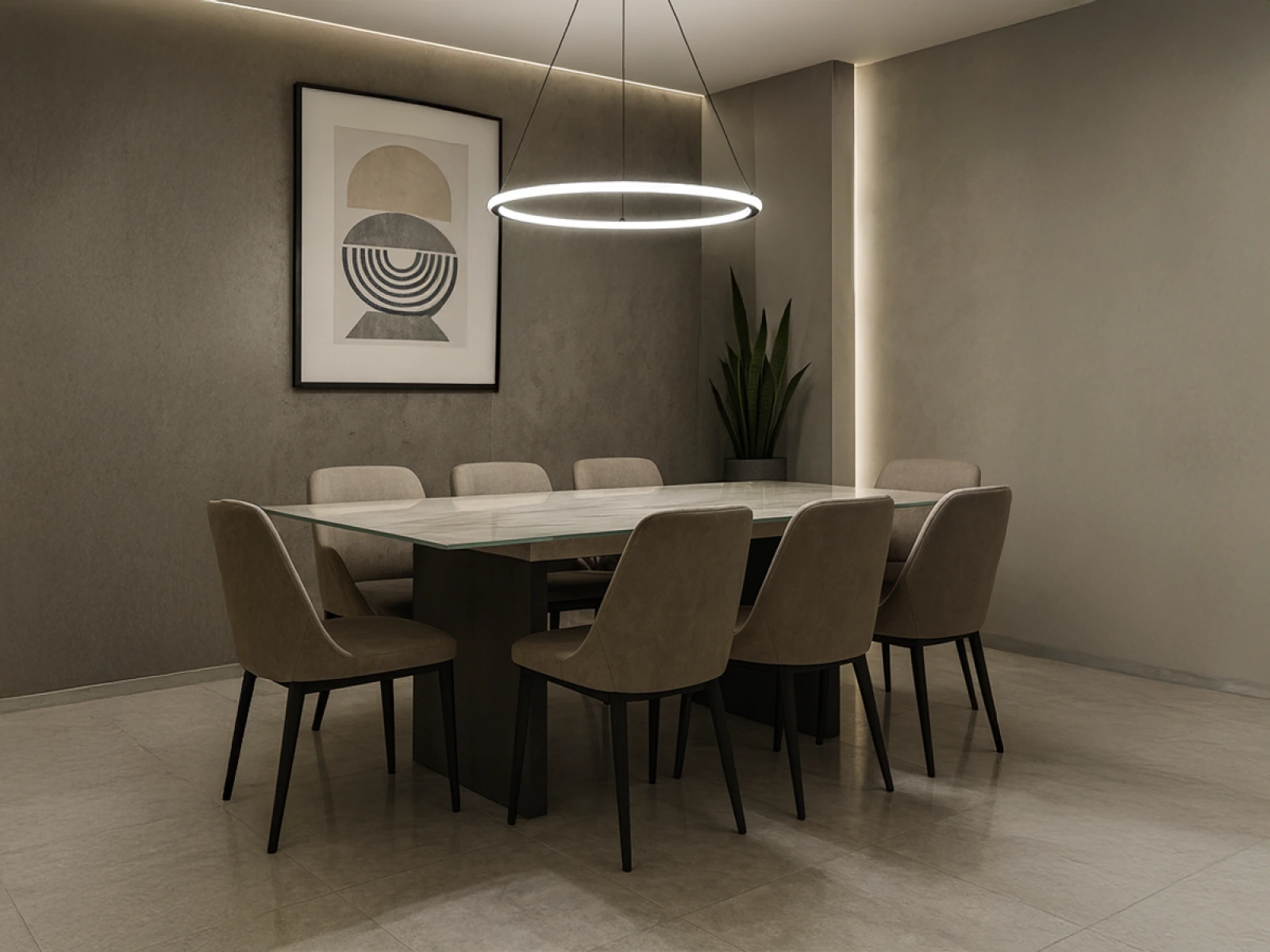 LED závesné svietidlo s diaľkovým ovládačom 90W - TA2313/B – Obrázok 4