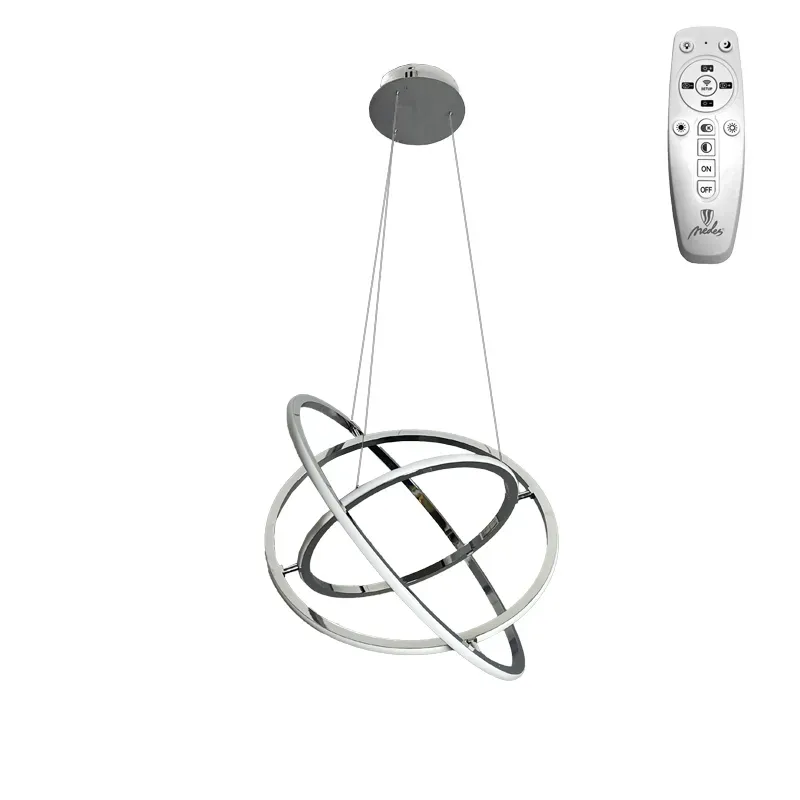 LED závesné svietidlo na lanku + diaľkový ovládač 105W - J4350/CH – Obrázok 12