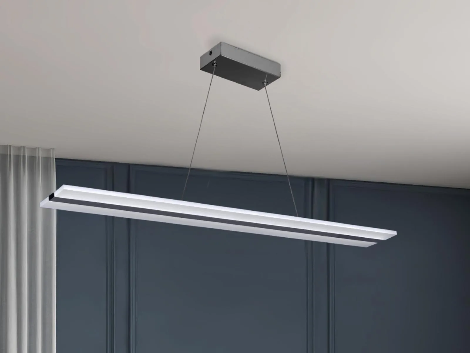 LED visiace svietidlo + diaľkový ovládač 50W - J4304/CH