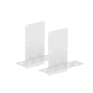 XTRACE TRIMLESS SET (of 2pcs) METAL TERMINAL ELEMENTs for REC. & STANDARD POS. of DIFFUSER SWH