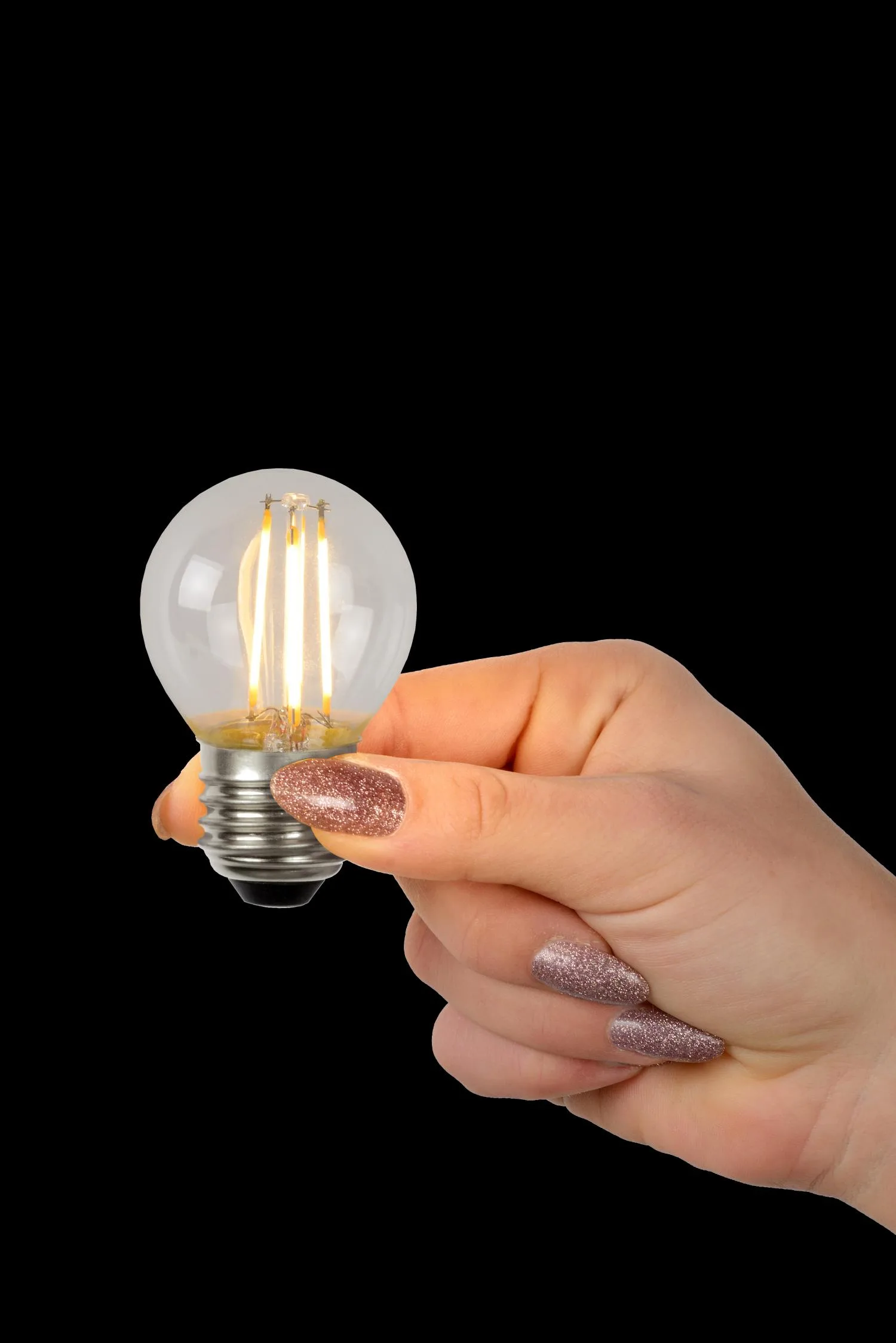 G45 - Žiarovka s vláknom - Ø 4,5 cm - LED tlmená - E27 - 1x4W 2700K – Obrázok 4