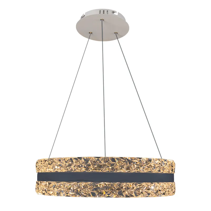 LED luxusné závesné krištáľové svietidlo s diaľkovým ovládačom 80W - TA2303/W – Obrázok 3