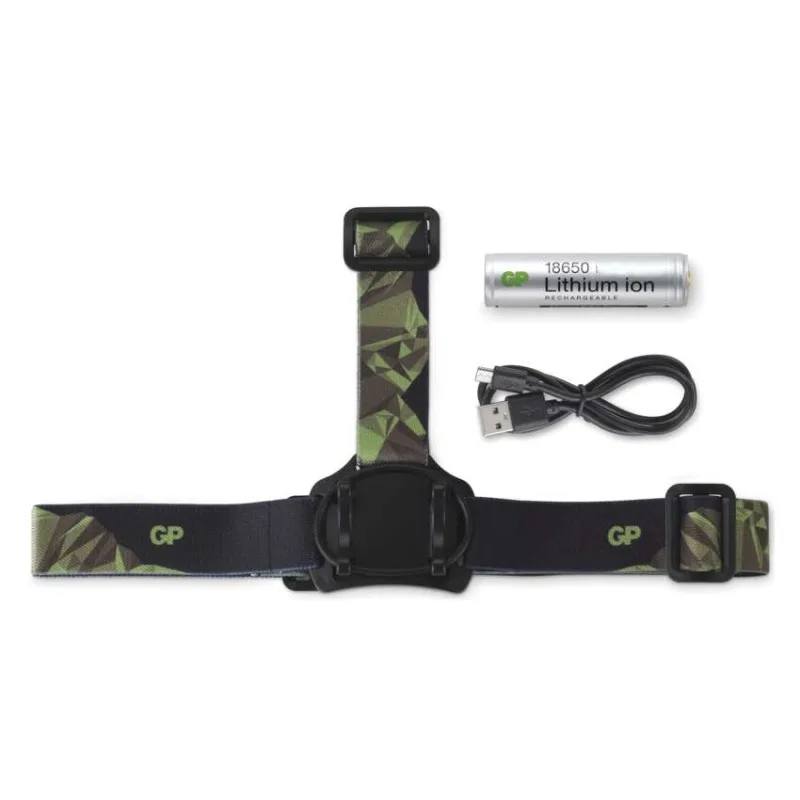 LED nabíjacia čelovka GP Discovery CHR35, 600 lm – Obrázok 10