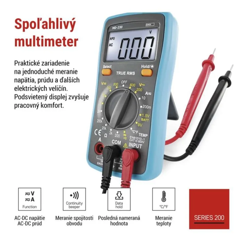 Multimeter MD-230 – Obrázok 3