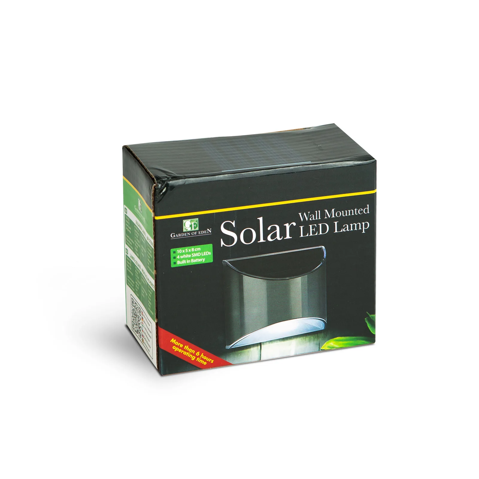 Solárna lampa - na stenu - 10 x 5 x 8 cm - 4 biele SMD LED – Obrázok 4