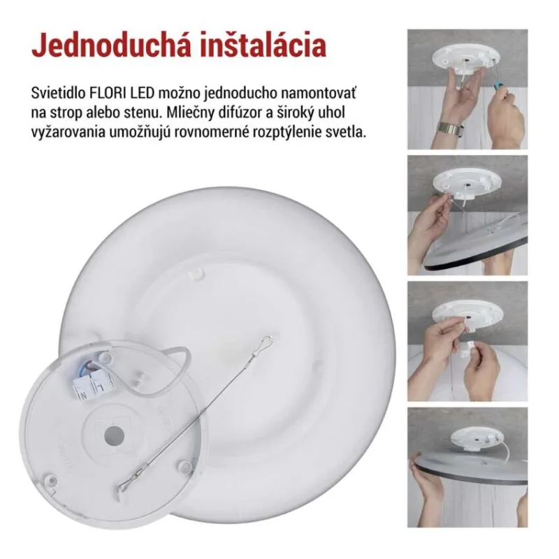 LED prisadené svietidlo FLORI – Obrázok 7