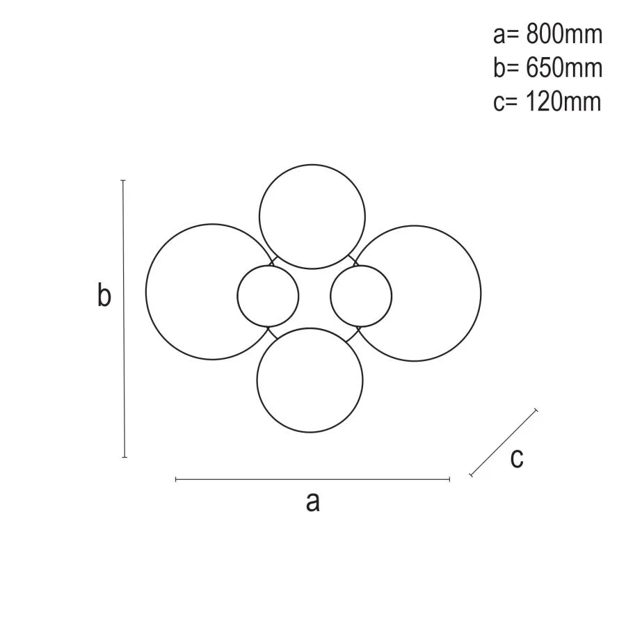 LED stropné svietidlo + diaľkový ovládač 205W - J2301/CH – Obrázok 7