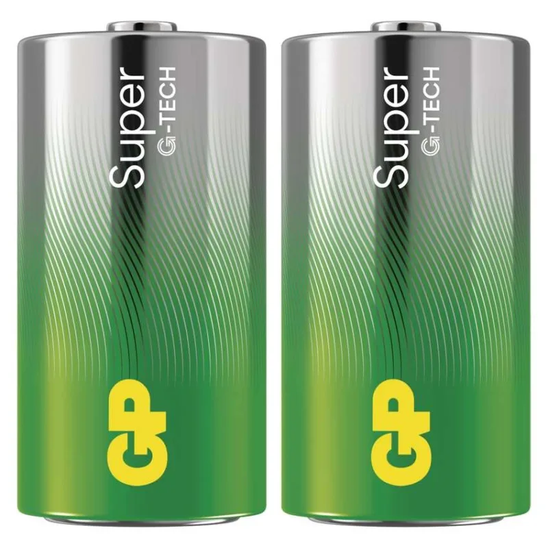 Alkalická batéria GP Super LR14 (C), 2 ks