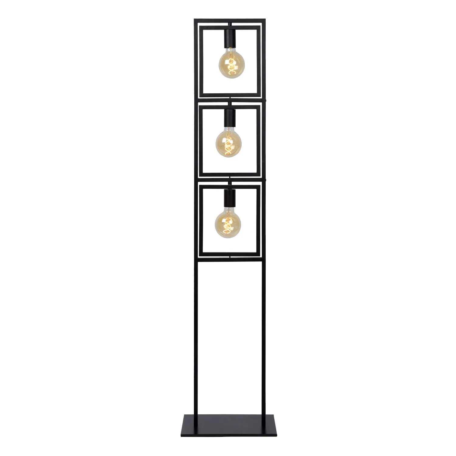 LUUK – Stojaca lampa – 3xE27 – Čierna – Obrázok 6