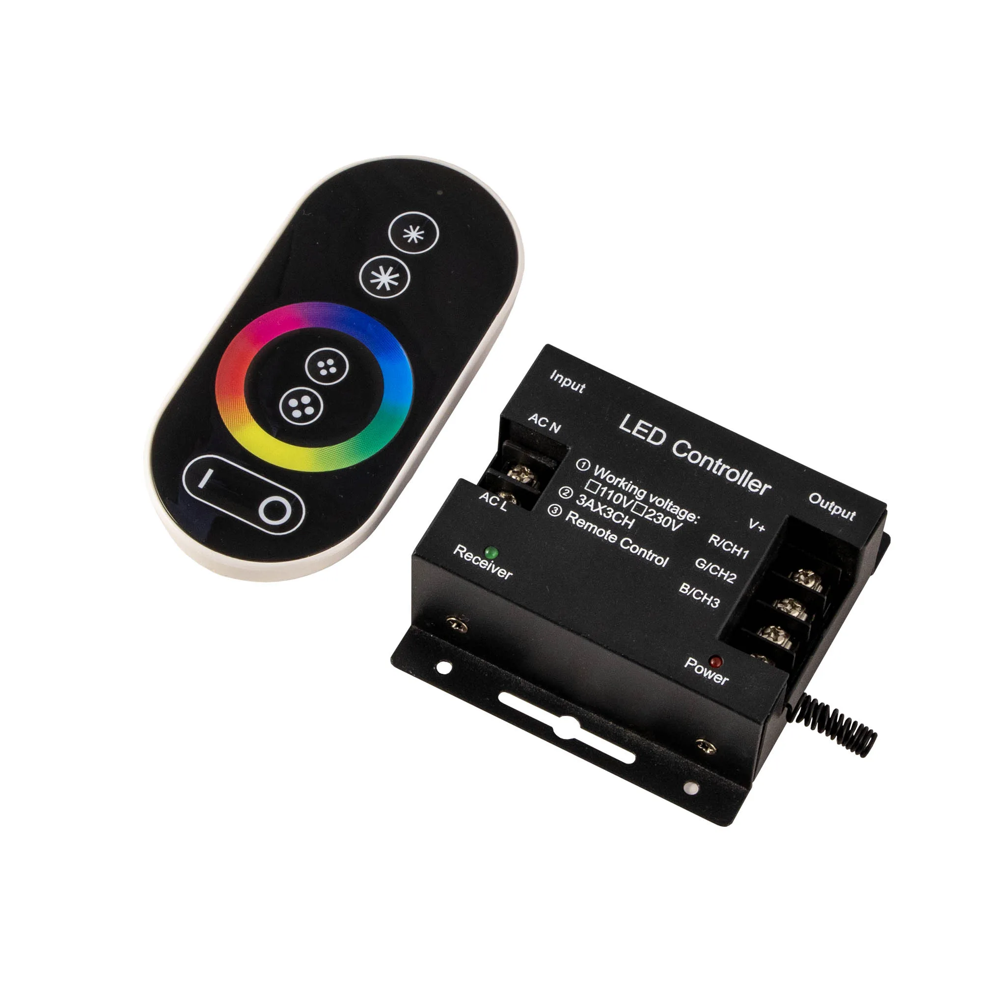 RGB SIGNAL CONTROLLER IP20 3 channels 2,26A/ch. 500W/ch. 230V AC.