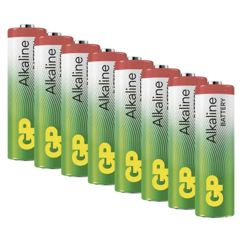 Alkalická batéria GP Alkaline LR6 (AA), 8 ks – Obrázok 3