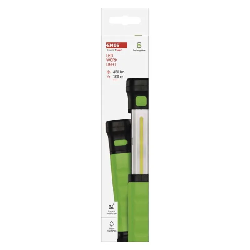 Nabíjacia baterka COB LED P4541, 450 lm, 2000 mAh – Obrázok 8