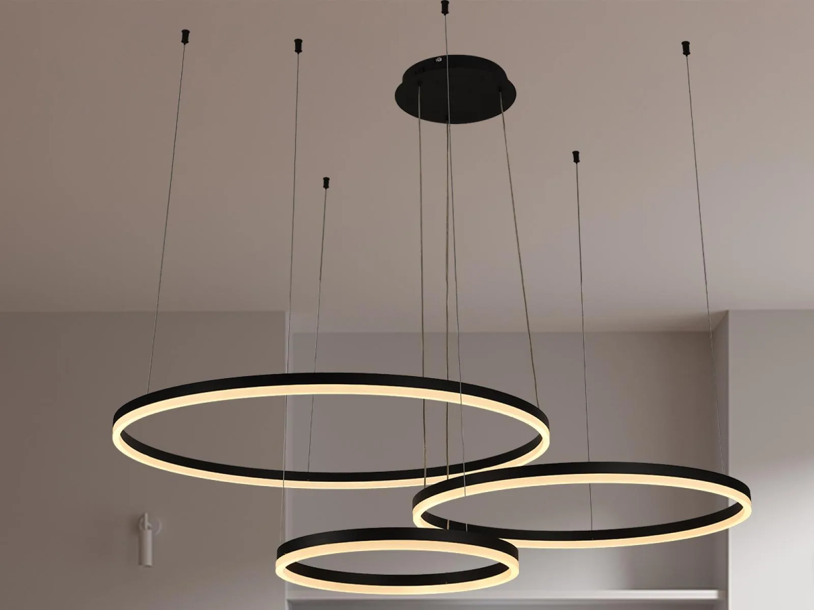 LED závesné svietidlo s diaľkovým ovládačom 125W – Obrázok 8