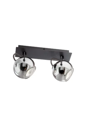 WARD – Stropné svietidlo – čierna – GU10 – 24 cm