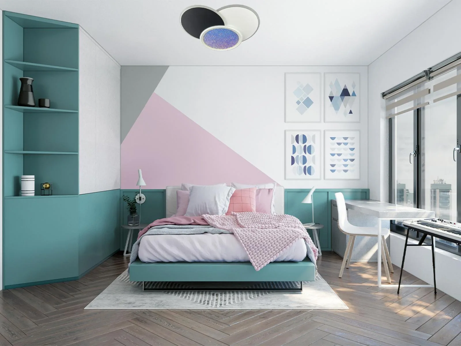 LED stropné svietidlo s diaľkovým ovládačom 80W - TA1308/WB – Obrázok 14